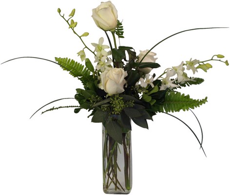 Roses and Dendrobiums from Bolin-Reeves, your Birmingham, AL florist